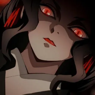 🌅 180676e2 Аниме, Демон, Женщина, Красные глаза, Темный, Злой whatsapp sticker