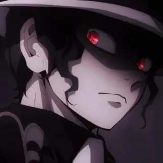 🍞 3b1cc7fd Muzan Kibutsuji Demon Slayer Аниме, Демон, Кибуцуджи, Мудзан, Клинок, рассекающий демонов whatsapp sticker