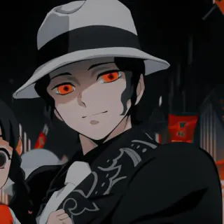 🈸 5881fecf Muzan Kibutsuji Demon Slayer Аниме, Демон, Мудзан Кибуцуджи, Клинок, рассекающий демонов, Манга, Персонаж, Злодей whatsapp sticker