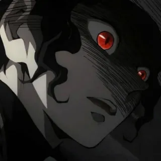 🍤 60aa051c Muzan Kibutsuji Demon Slayer Аниме, Демон, Красные глаза, Музан, Клинок, рассекающий демонов whatsapp sticker