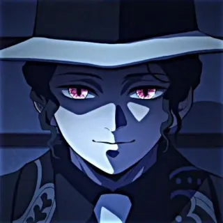 🍟 6c0ba696 Muzan Kibutsuji Demon Slayer Аниме, Клинок, рассекающий демонов, Музан Кибуцуджи, Злодей, Персонаж whatsapp sticker