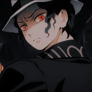 😓 9451cf5e Muzan Kibutsuji Demon Slayer Аниме, Демон, Злодей, Мудзан, Клинок, рассекающий демонов whatsapp sticker