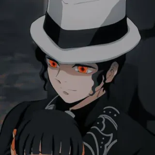 🍃 c2cef5aa Muzan Kibutsuji Demon Slayer Аниме, Демон, Злодей, Манга, Кибуцуджи, Музан whatsapp sticker