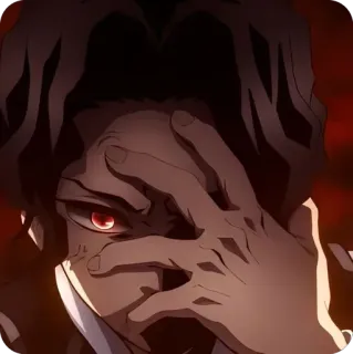 👿 89248353 Muzan Kibutsuji Demon Slayer Аниме, Клинок, рассекающий демонов, Музан Кибуцуджи, Злодей, Персонаж telegram sticker