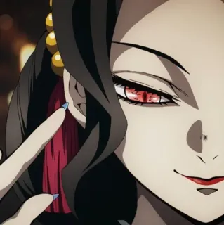 🙂 a2c96f38 Daki Demon Slayer Аниме, Демон, Злодей, Даки, Клинок, рассекающий демонов, Высшая шестая луна telegram sticker