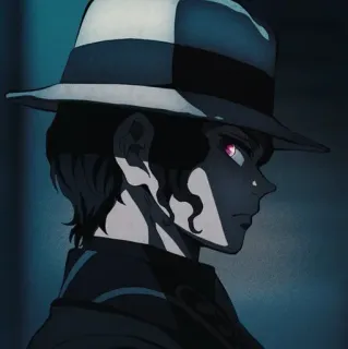 🤬 c6535082 Muzan Kibutsuji Demon Slayer Аниме, Демон, Персонаж, Злодей telegram sticker