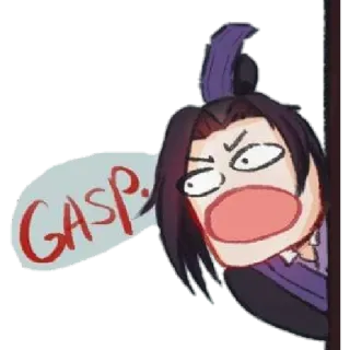 😧 fbcb62ac GASPS telegram sticker