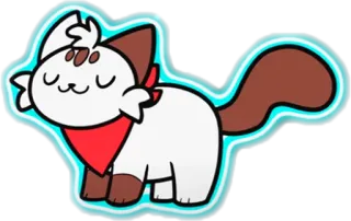 😎 1e806a47 chat, mignon, sticker, dessin animé, animal, kawaii telegram sticker