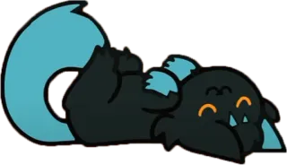 😊 2c044724 Dessin animé, Monstre, Créature, Animal, Mignon, Kawaii telegram sticker