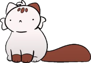 😐 40a4a0c9 chat, mignon, kawaii, animal, sticker, animal de compagnie telegram sticker