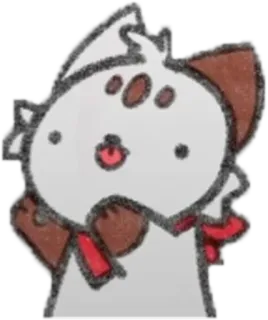 🤗 912ef0a3 autocollant, animal, chat, mignon, dessin animé telegram sticker