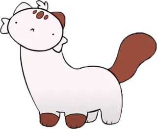 🤨 94f97868 chat, mignon, dessin animé, animal, animal de compagnie telegram sticker