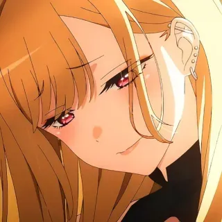 🎃 4b7aea50 Marin Kitagawa My Dress-Up Darling anime, girl, cute, Marin Kitagawa, My Dress-Up Darling whatsapp sticker