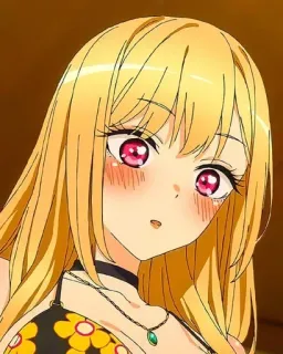 🎃 6d93c101 Marin Kitagawa My Dress-Up Darling anime, character, girl, marin kitagawa, my dress-up darling whatsapp sticker