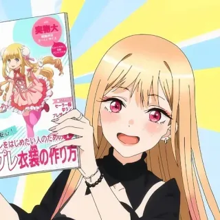 🎃 782740f4 実物大
ON
セーラー
をはじめたい人のため
●プレ衣装の作り方 anime, manga, girl, blonde hair, smile, book whatsapp sticker