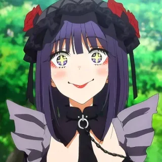 🎃 81f62d17 Marin Kitagawa My Dress-Up Darling anime, character, goth, girl, fanart whatsapp sticker