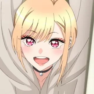 🎃 882058cd Marin Kitagawa My Dress-Up Darling anime, cartoon, girl, cute, fanart whatsapp sticker