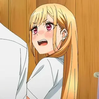 🎃 a1df515d anime, girl, blond hair, cute, cartoon whatsapp sticker