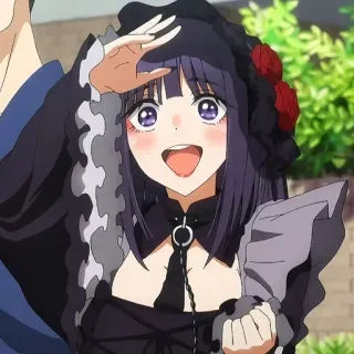 🎃 a44f40f3 Marin Kitagawa My Dress-Up Darling anime, girl, Marin Kitagawa, My Dress-Up Darling, cosplay, cute whatsapp sticker