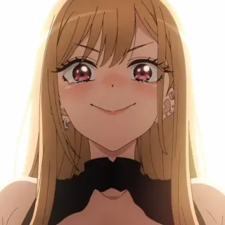 🎃 bb164149 Marin Kitagawa My Dress-Up Darling anime, cartoon, girl, woman, character, Marin Kitagawa, My Dress-Up Darling whatsapp sticker