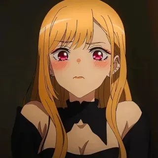 🎃 c4b94f40 Marin Kitagawa My Dress-Up Darling anime, girl, cute, cosplay, Marin Kitagawa whatsapp sticker