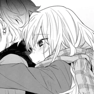 ❤️ 05f96a75 Manga, Anime, Umarmung, Paar whatsapp sticker