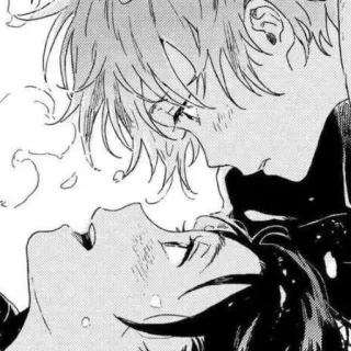 ❤️ 1b4c0cf2 Anime, Manga, Romantik, Liebe, Kunst whatsapp sticker