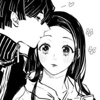 ❤️ 69c3d4c6 Nezuko Kamado Demon Slayer Anime, Niedlich, Romantik, Paar, Fanart whatsapp sticker