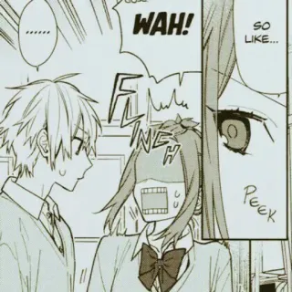 🕷 67766b51 WAH! SO LIKE... Anime, Mangá, HQ, Chocado, Balão de fala whatsapp sticker