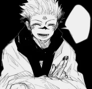 🕷 7e4e91f6 Sukuna Jujutsu Kaisen Anime, Manga, Fluchgeist, Bösewicht whatsapp sticker