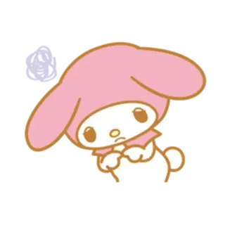 ✳️ 1335a612 My Melody My Melody, cartoon, cute, kawaii, sanrio, character telegram sticker