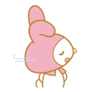 ✳️ 9413e028 My Melody sanrio, cute, kawaii, cartoon, character telegram sticker