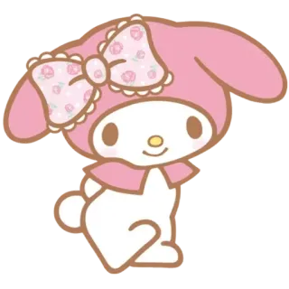 ✳️ bb04cddd My Melody My Melody, Sanrio, cute, kawaii, rabbit, cartoon telegram sticker