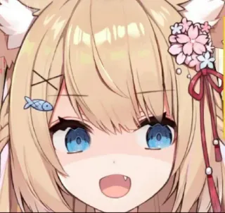 😏 76cb3ead Anime, Dessin animé, Kawaii, Mignon, Oreilles de chat, Art numérique whatsapp sticker