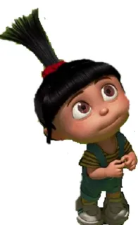 😊 85e797a3 Agnes Despicable Me การ์ตูน, เด็กผู้หญิง, แอ็กเนส, มิสเตอร์แสบ ร้ายเกินพิกัด whatsapp sticker