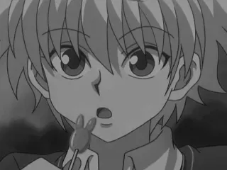 🩸 011af997 Killua Zoldyck Hunter x Hunter Anime, Manga, Killua, Hunter x Hunter, Karakter, Permen lolipop whatsapp sticker