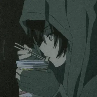 🩸 7990192b Anime, Makan, Hoodie, Ramen, Mie, Santai whatsapp sticker