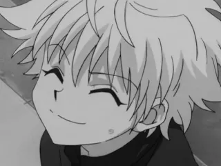 🩸 c33af77a Killua Zoldyck Hunter x Hunter Anime, Killua, Hunter x Hunter, Manga, tersenyum whatsapp sticker