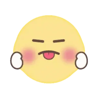 🥰 b7064a2d Emoji, Carino, Divertente, Adesivo, Cartone animato, Lingua telegram sticker