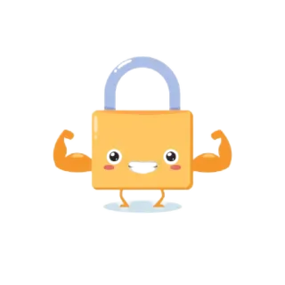 💪 e202edf7 ล็อค, ความปลอดภัย, การป้องกัน, การ์ตูน, แข็งแรง, กล้ามเนื้อ telegram sticker