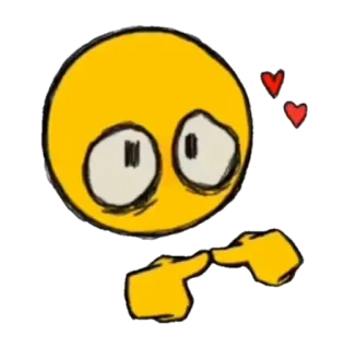 🥺 22bdeabf emoji, pointing, awkward, shy, cute telegram sticker
