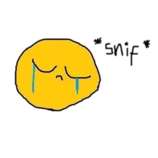 😢 2c1f7998 WAWA cry, sad, tears, emoji telegram sticker