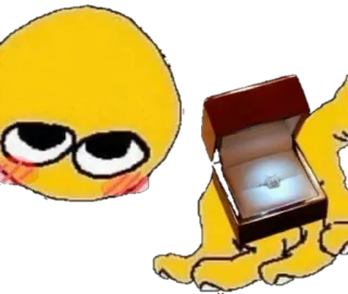 💎 8c63ee22 emoji, love, wedding, ring, proposal, marriage telegram sticker