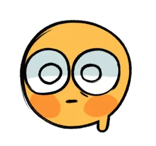 😰 942268df emoji, face, cartoon, expression, cute, sticker telegram sticker