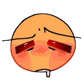 🥱 94f0fc2d emoji, face, cartoon, expression, kawaii, cute telegram sticker