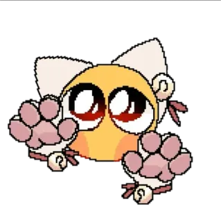 😏 c46f4c80 cat, kawaii, anime, emoji, cute, sticker telegram sticker