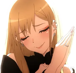 😊 0310fa21 Marin Kitagawa My Dress-Up Darling 动漫, 女孩, 喜多川海梦, 更衣人偶坠入爱河 telegram sticker