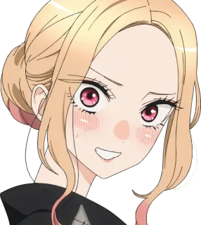 😅 2ecced01 Marin Kitagawa My Dress-Up Darling 动漫, 女孩, 可爱, 肖像, 脸红 telegram sticker