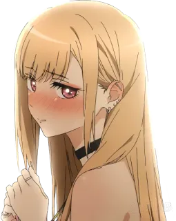 😳 e05d5e6f Marin Kitagawa My Dress-Up Darling 动漫, 女孩, 喜多川海梦, 更衣人偶坠入爱河, 可爱 telegram sticker