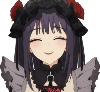 😊 e4cc0440 Marin Kitagawa My Dress-Up Darling 动漫, 女孩, 微笑, 可爱, 喜多川海梦, 更衣人偶坠入爱河 telegram sticker